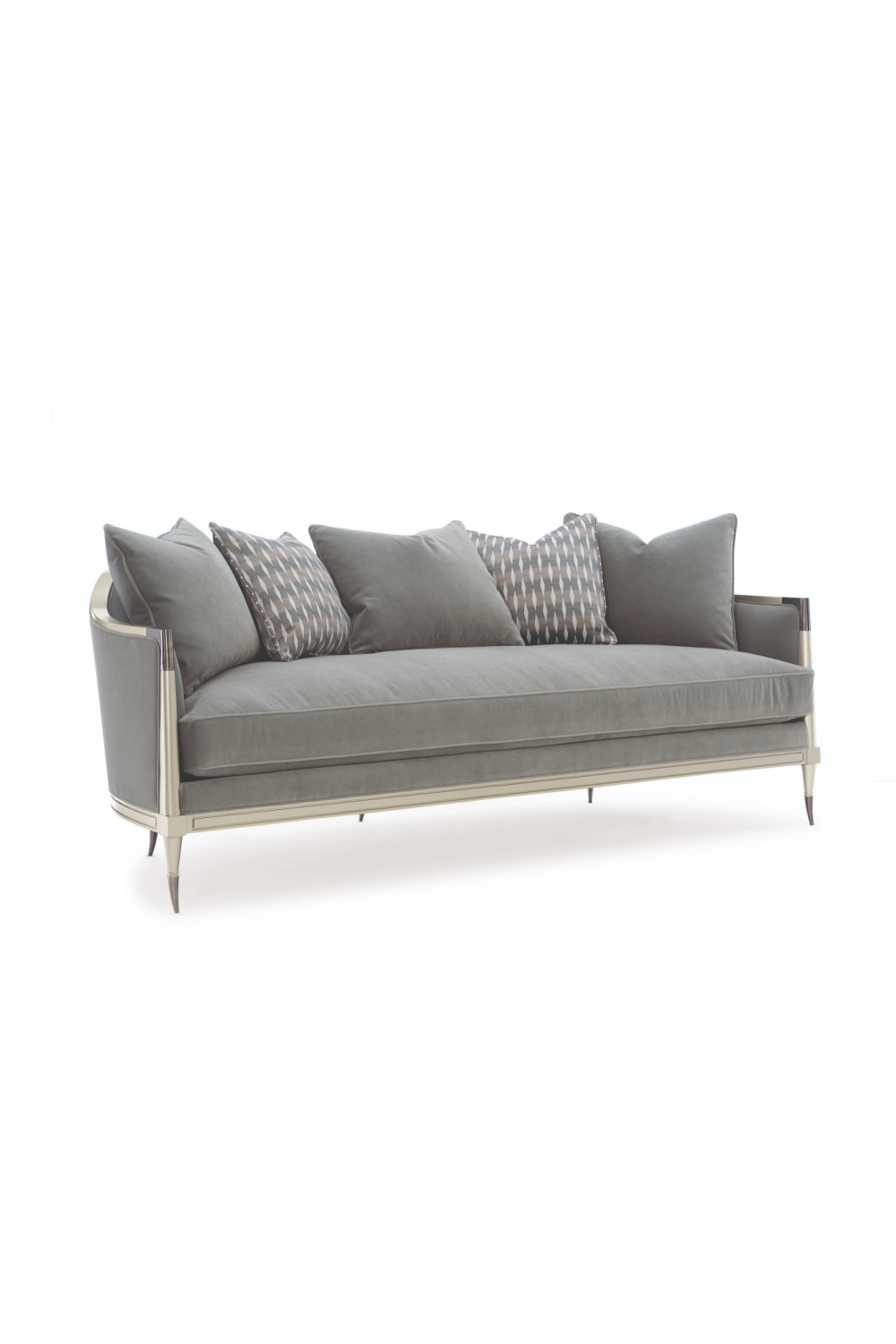 Gray Sofa With Cushions | Caracole Splash of Flash | Caracole.eu.com