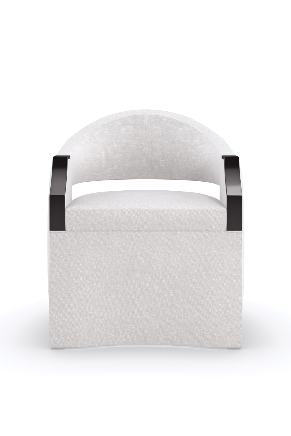 White Modern Accent Chair | Caracole Dinner Roll | Caracole.eu.com
