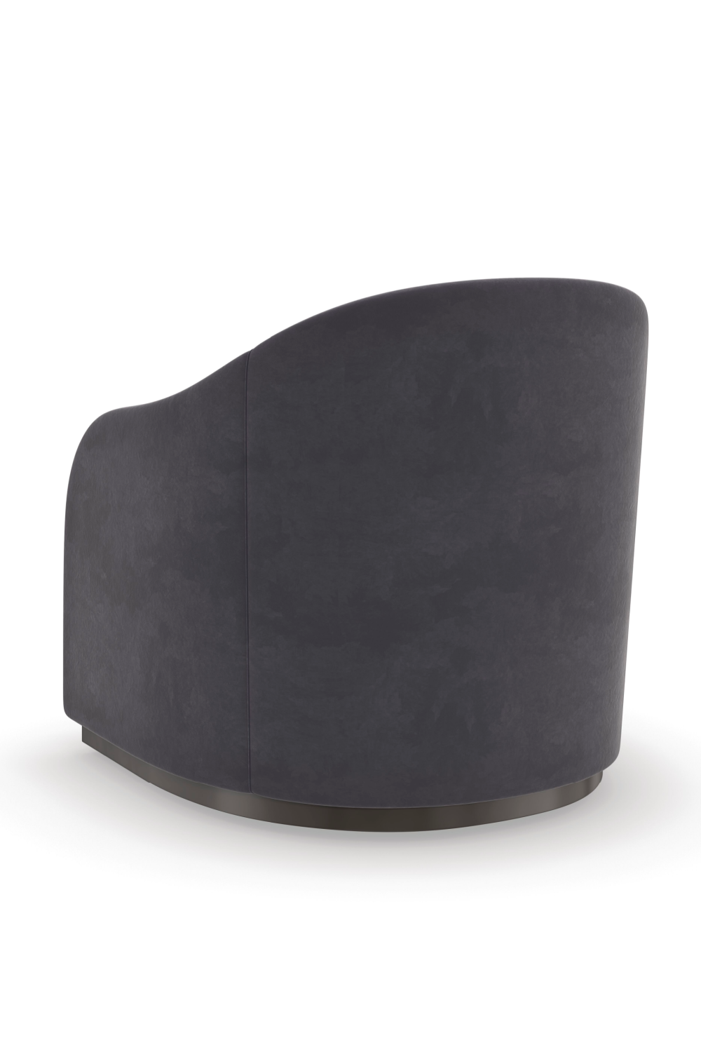 Dark Gray Velvet Club Chair | Caracole Eclipse | Caracole.eu.com