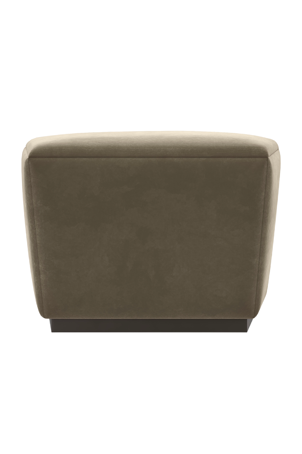 Mohair Storage Ottoman | Caracole Castor | Caracole.eu.com