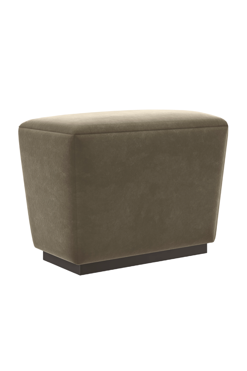 Mohair Storage Ottoman | Caracole Castor | Caracole.eu.com