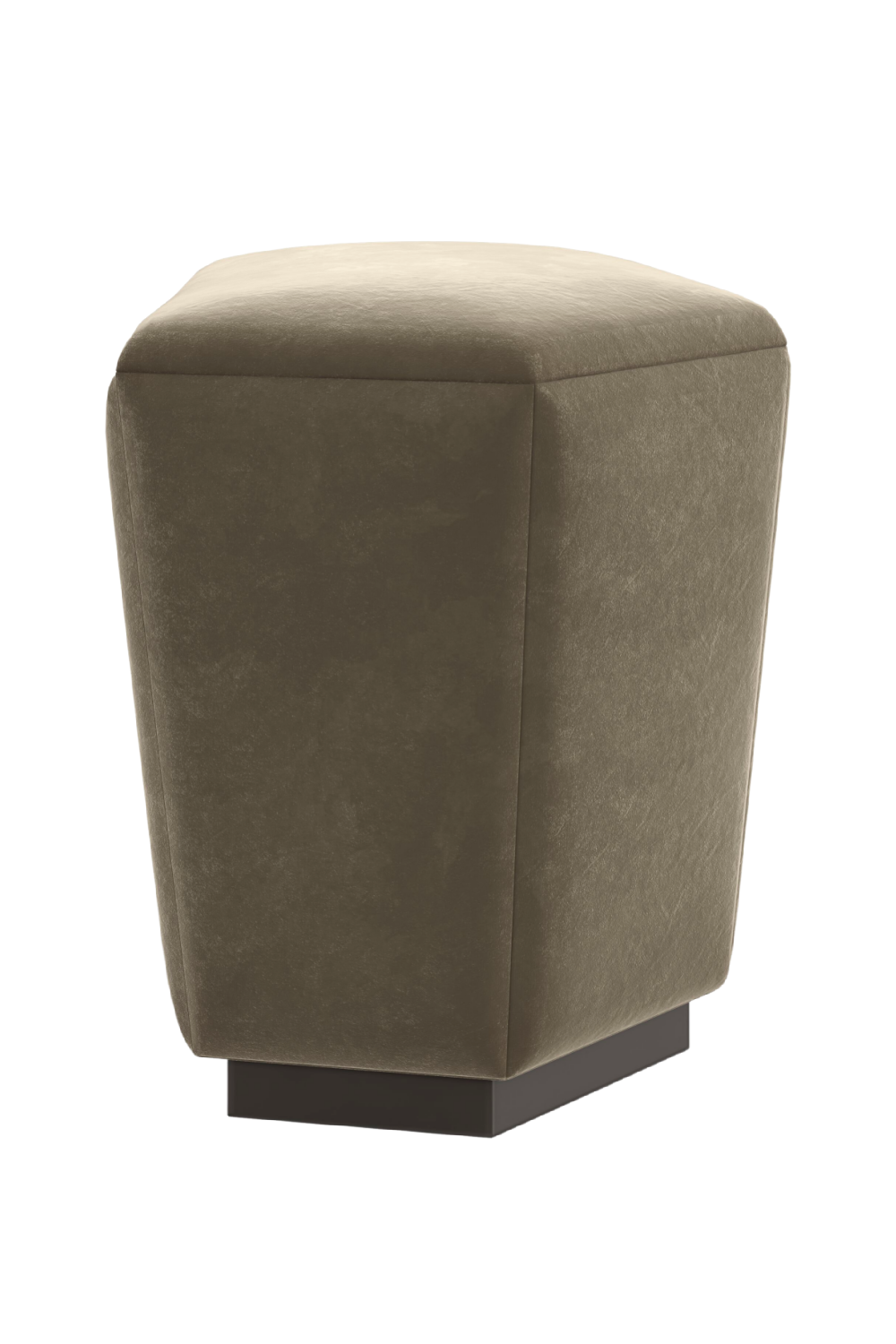 Mohair Storage Ottoman | Caracole Castor | Caracole.eu.com