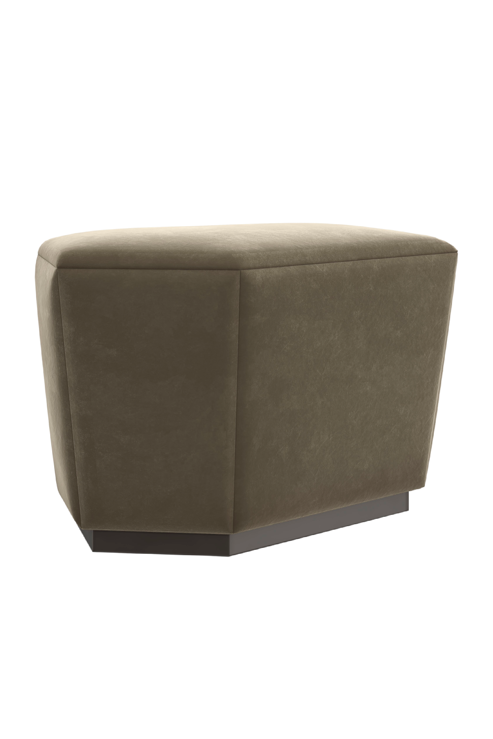 Mohair Storage Ottoman | Caracole Castor | Caracole.eu.com
