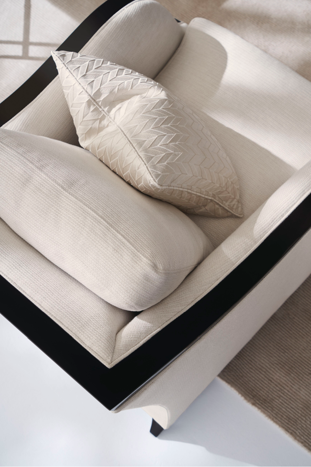 Track Arm Lounge Chair | Caracole Pitch Perfect | Caracole.eu.com