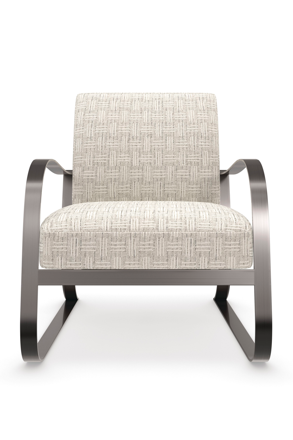 Modern Art Deco Lounge Chair | Caracole Sinuous | Caracole.eu.com