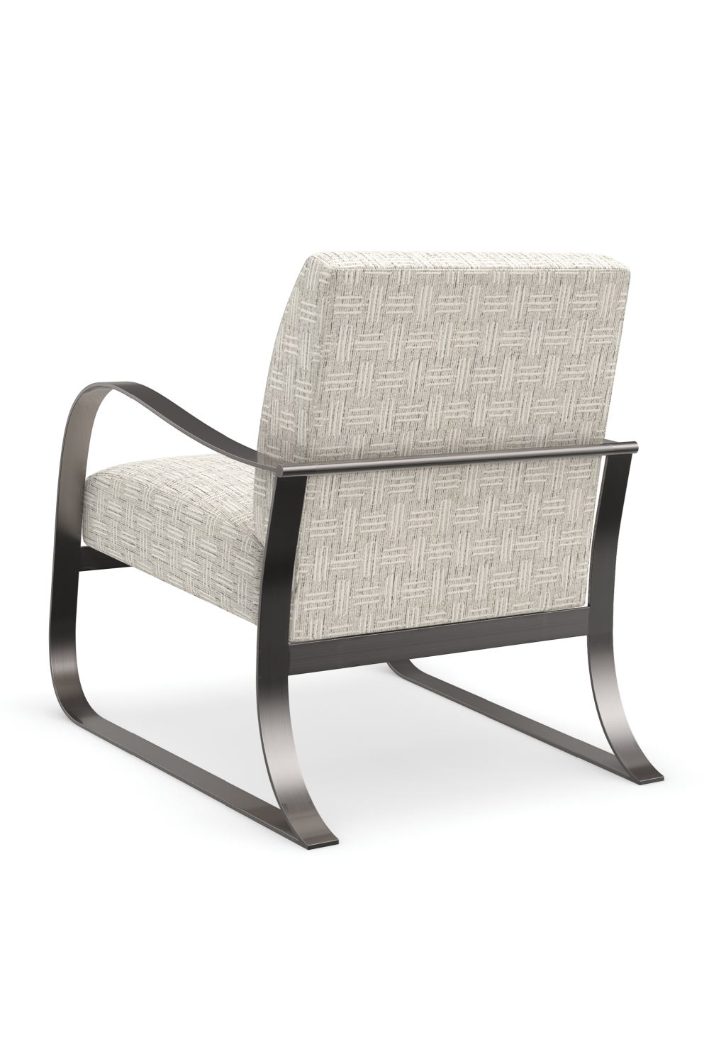 Modern Art Deco Lounge Chair | Caracole Sinuous | Caracole.eu.com