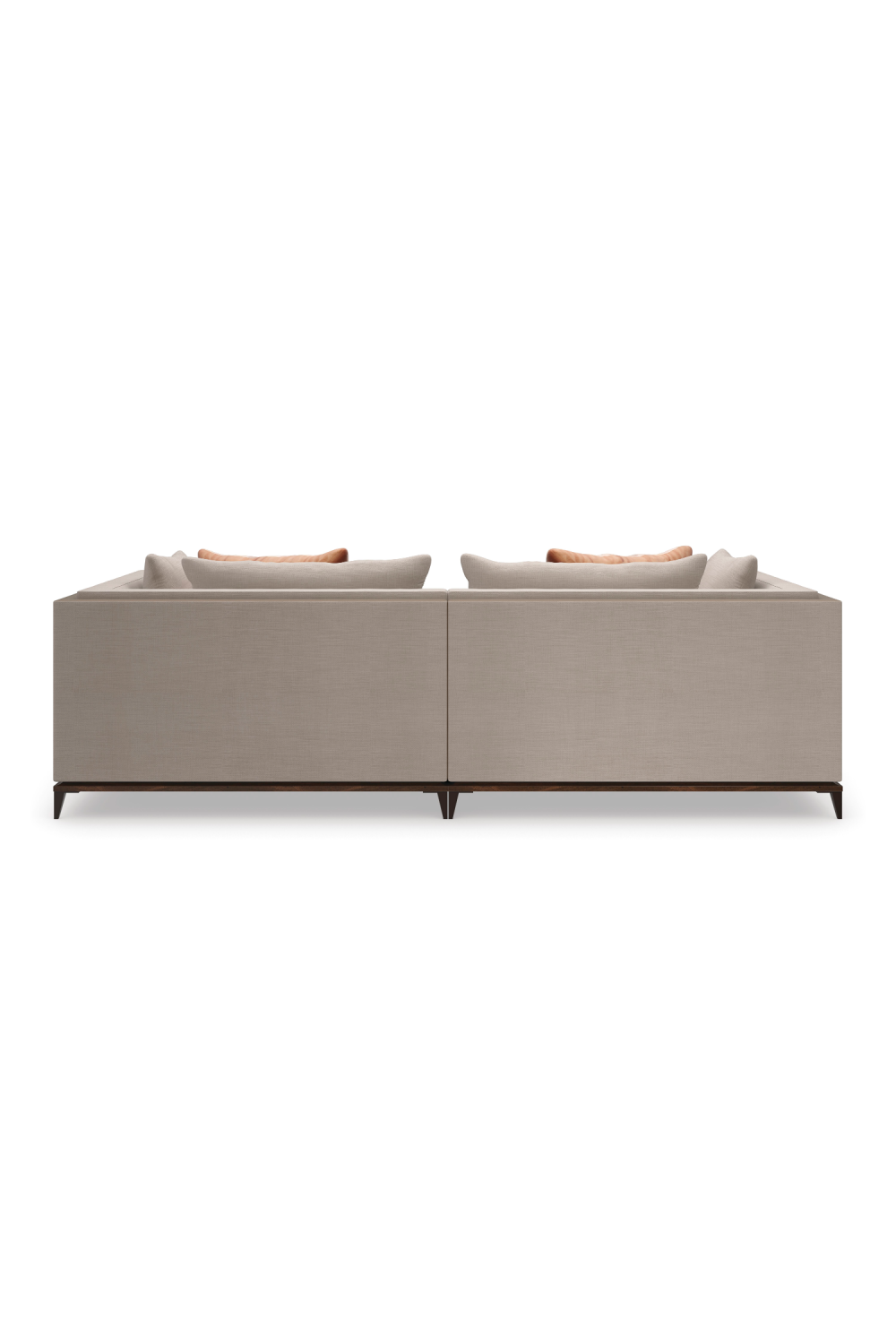 Taupe Modern Sectional Sofa | Caracole Archipelago | Caracole.eu.com