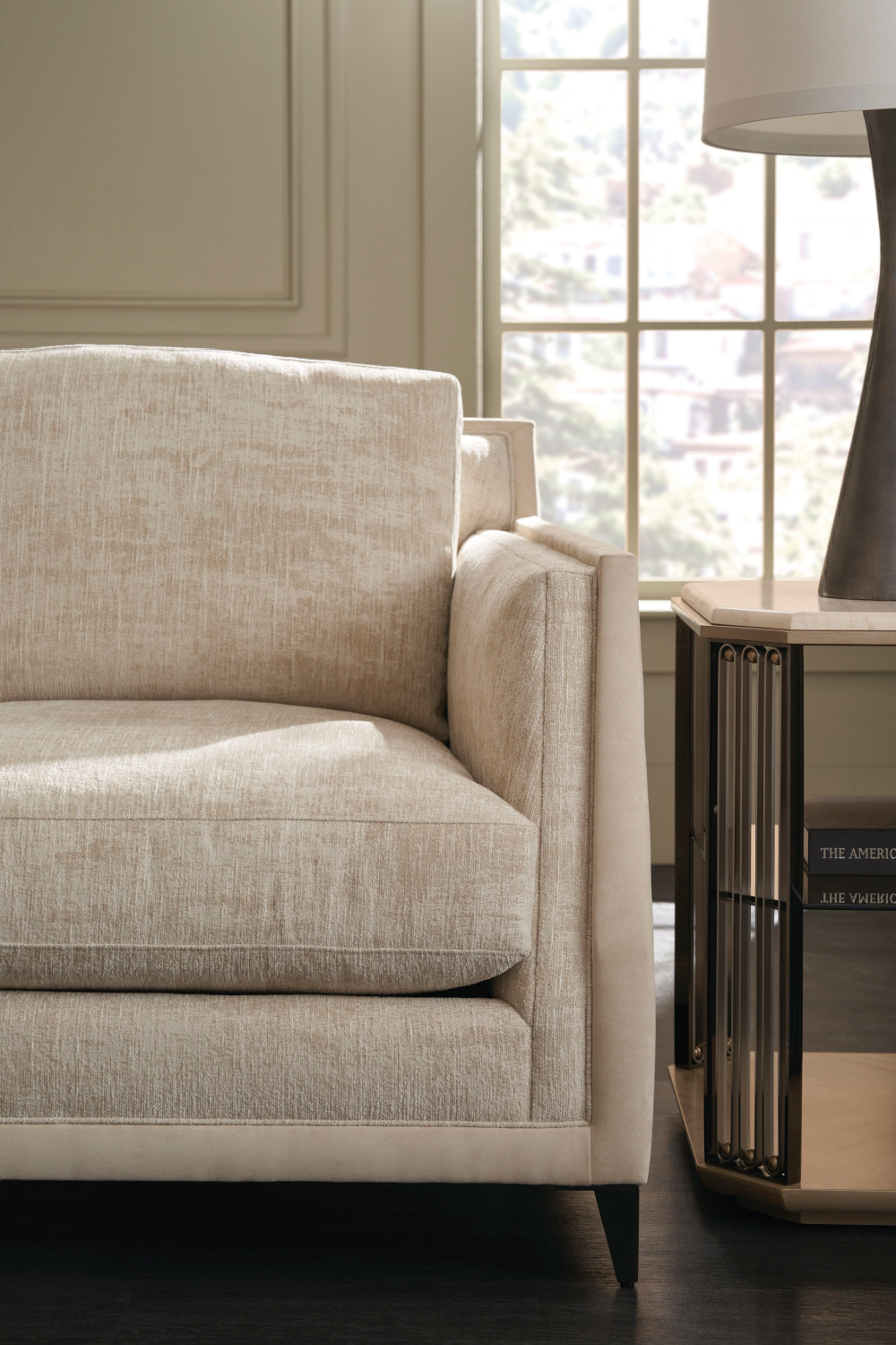 Cream Chenille Sofa | Caracole Limitless | Caracole.eu.com