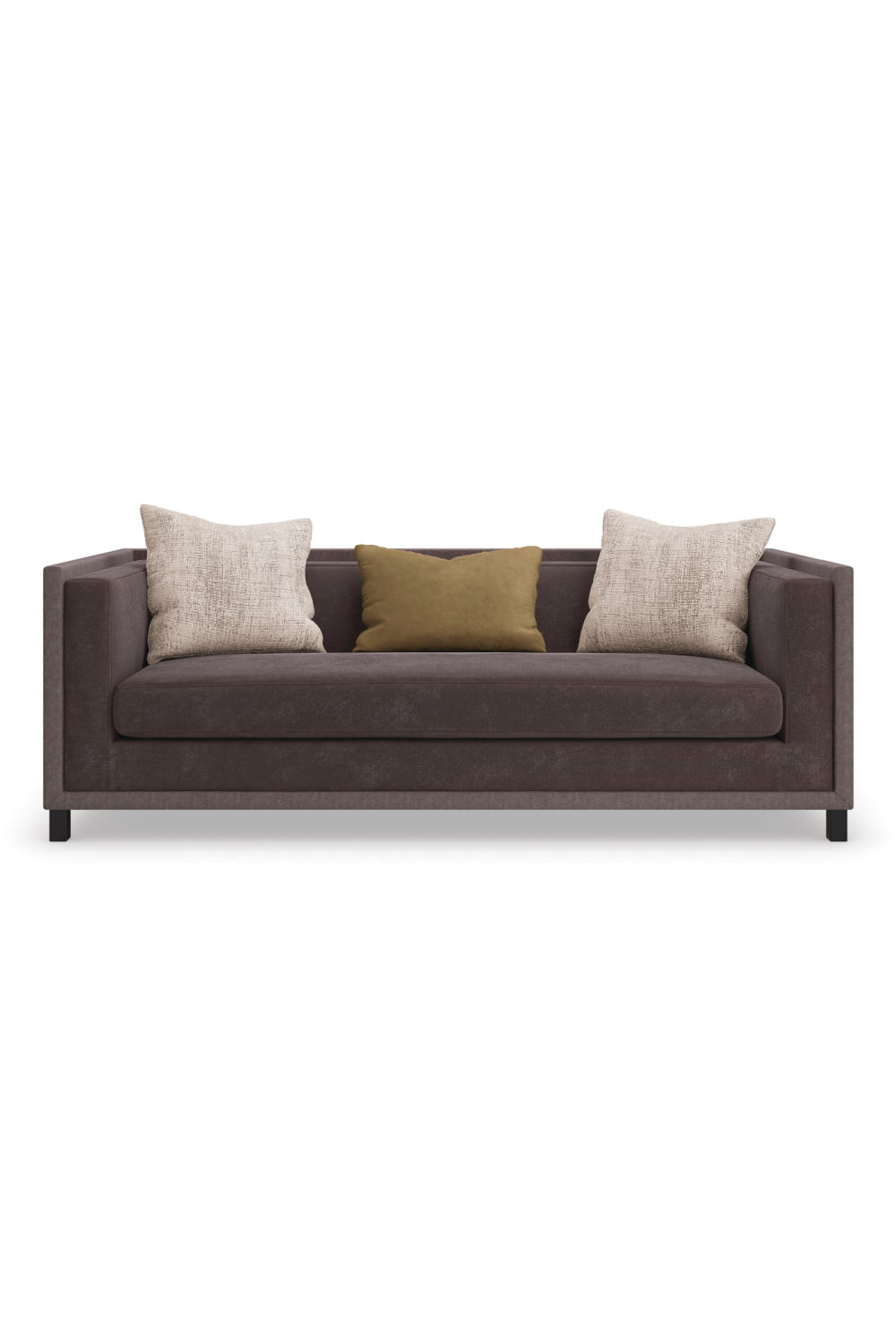 Brown Classic Sofa | Caracole Tuxedo | Caracole.eu.com