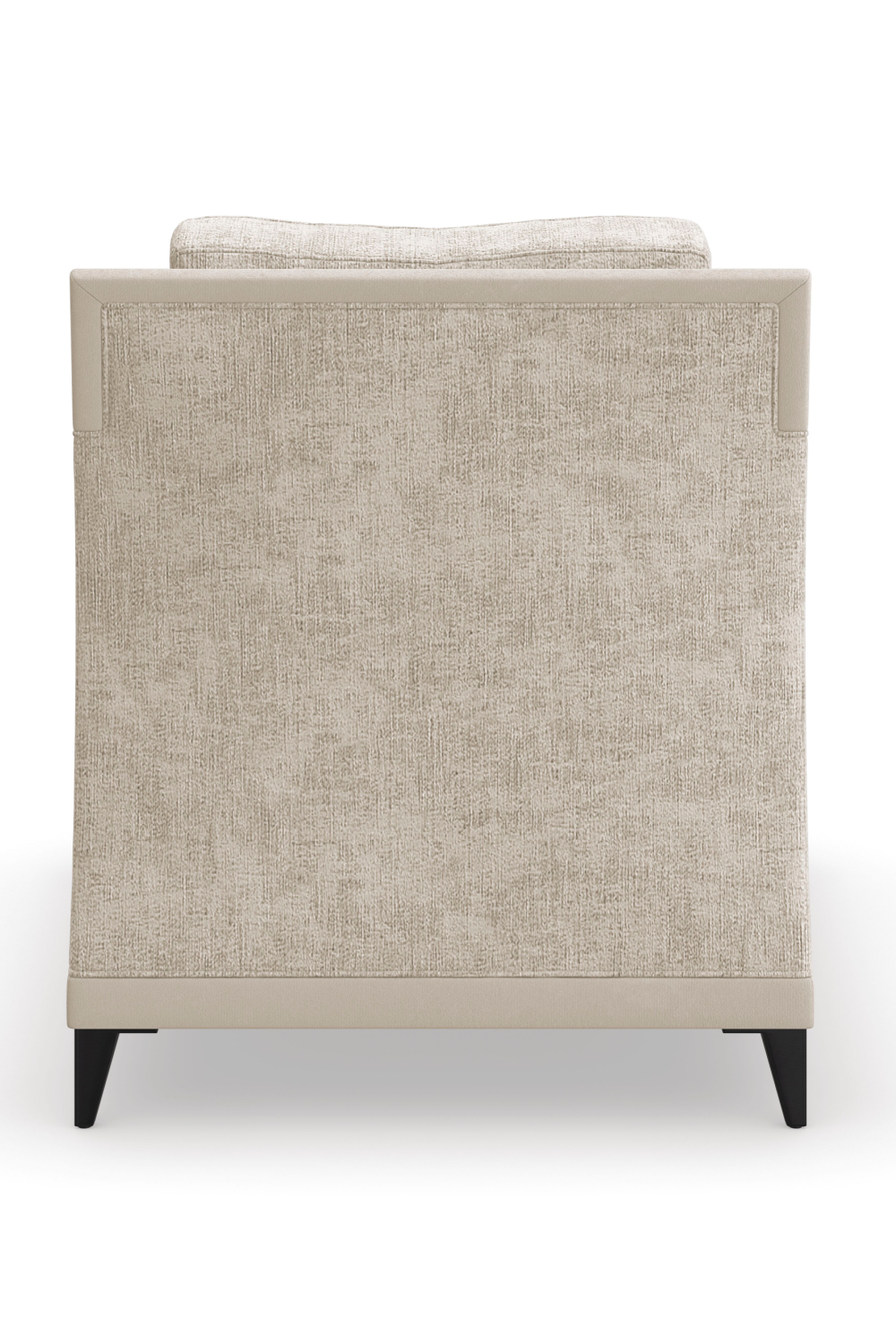 Beige Chenille Lounge Chair | Caracole Limitless | Caracole.eu.com