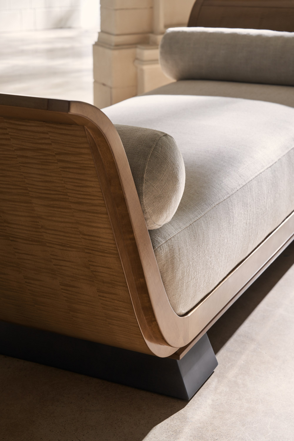 Modern Cushioned Divan Sofa | Caracole Infinity | Caracole.eu.com