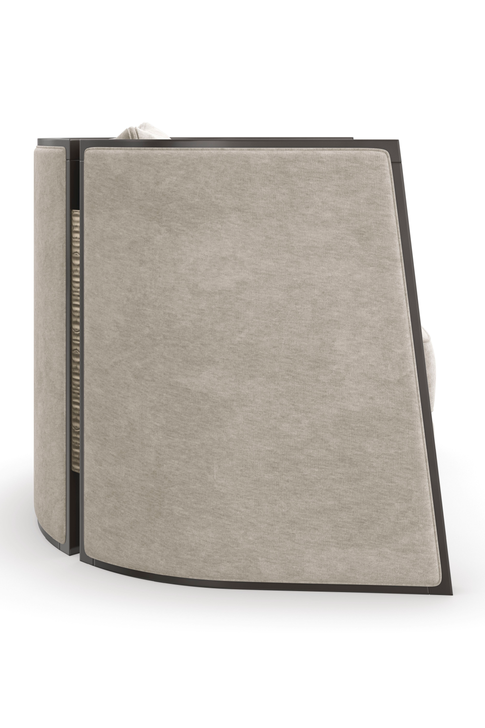 Gray Modern Lounge Chair | Caracole Cut Away | Caracole.eu.com