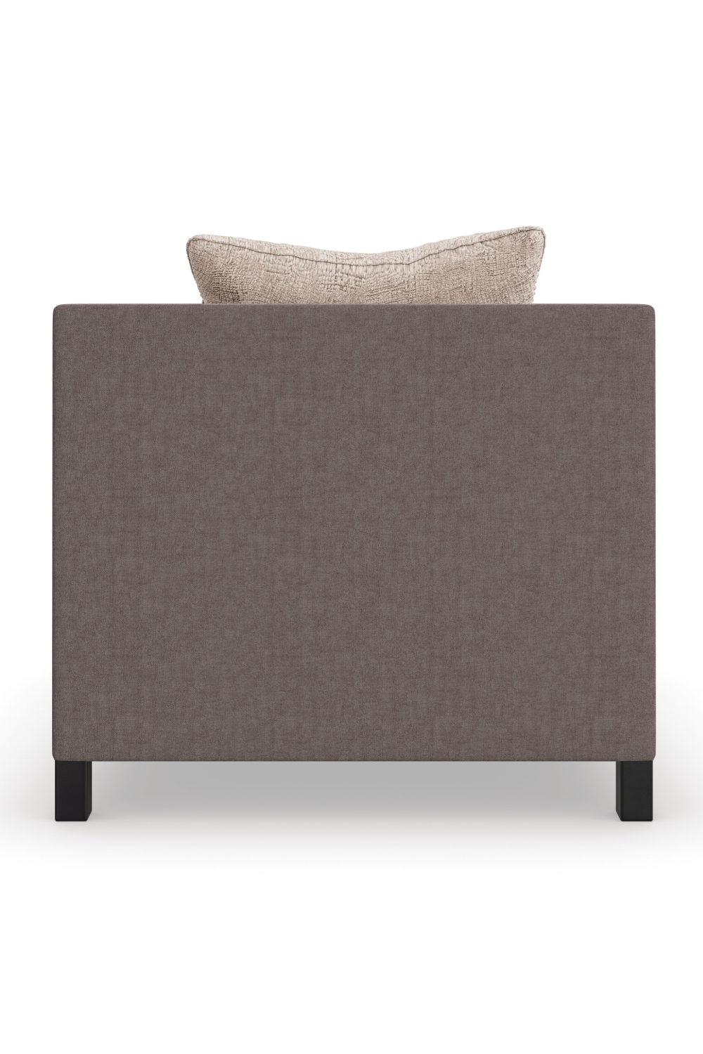 Brown Upholstered Sectional Chair | Caracole Tuxedo | Caracole.eu.com