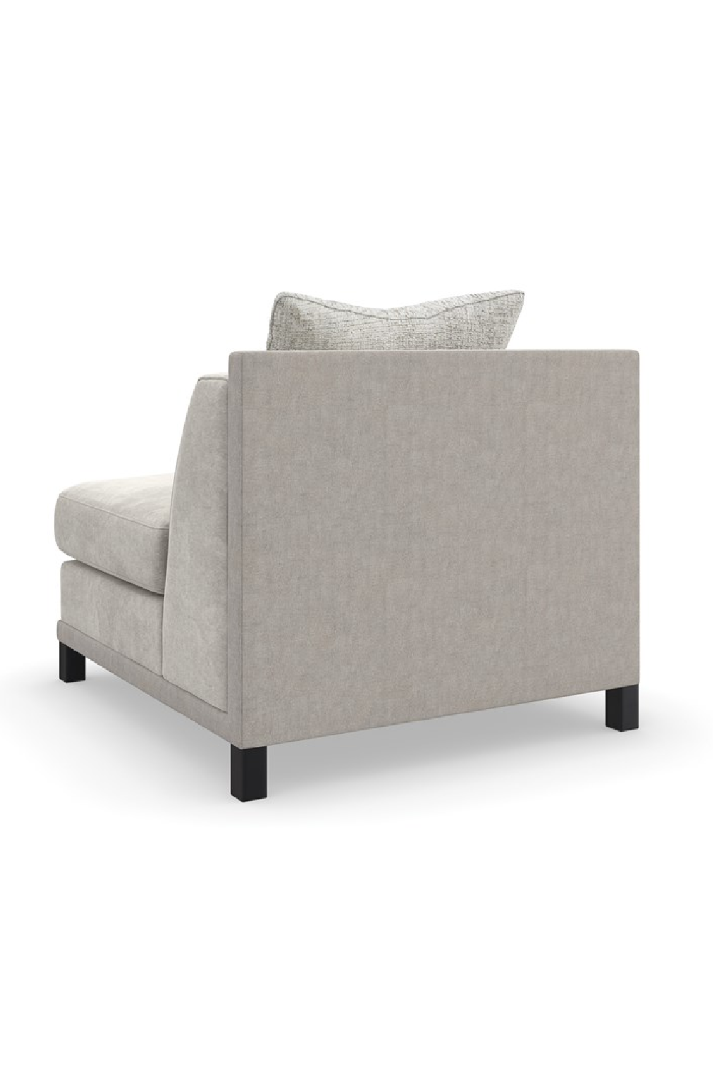 Light Gray Sectional Chair | Caracole Tuxedo | Caracole.eu.com