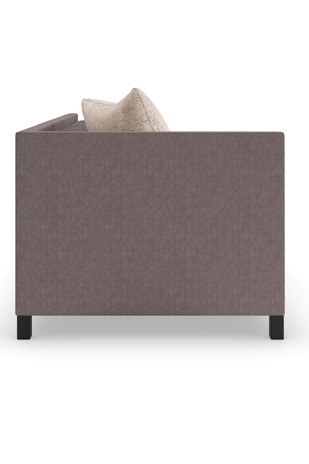 Brown Upholstered Sectional Chair | Caracole Tuxedo | Caracole.eu.com