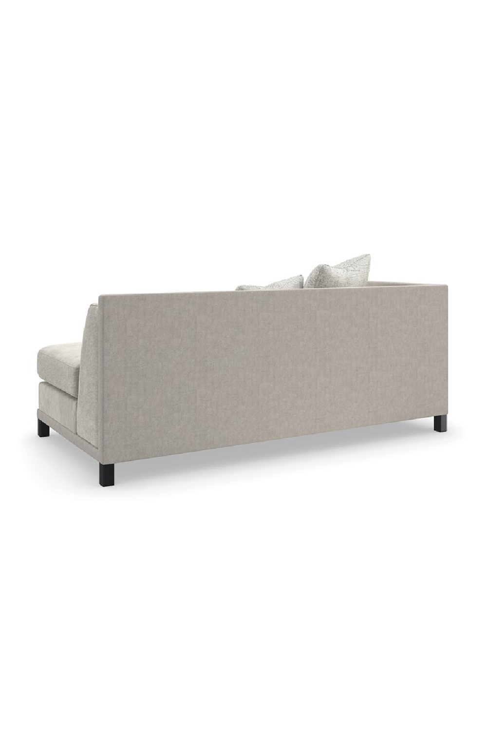 Light Gray Sectional Chair | Caracole Tuxedo | Caracole.eu.com