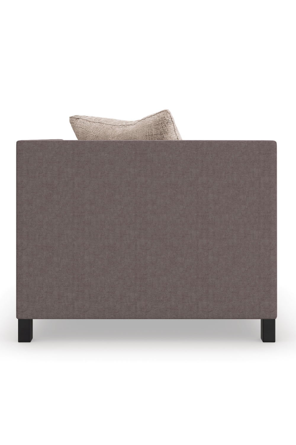 Brown Upholstered Sectional Chair | Caracole Tuxedo | Caracole.eu.com