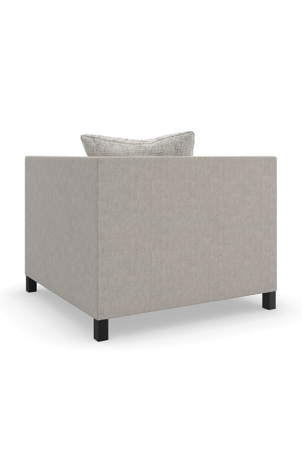 Light Gray Sectional Chair | Caracole Tuxedo | Caracole.eu.com