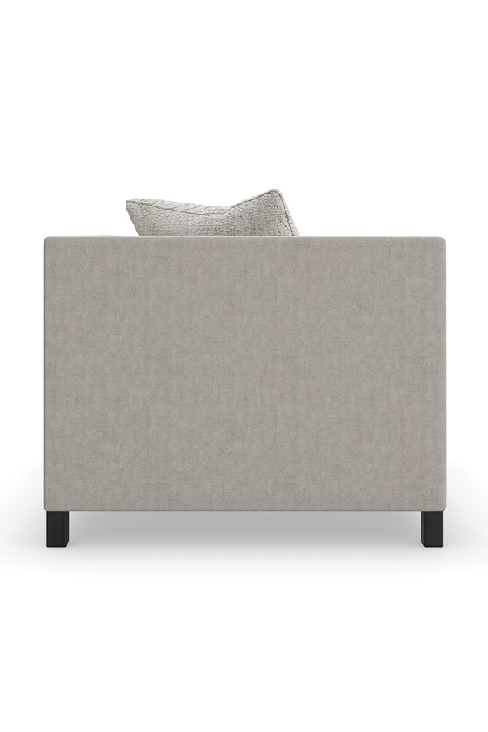 Light Gray Sectional Chair | Caracole Tuxedo | Caracole.eu.com