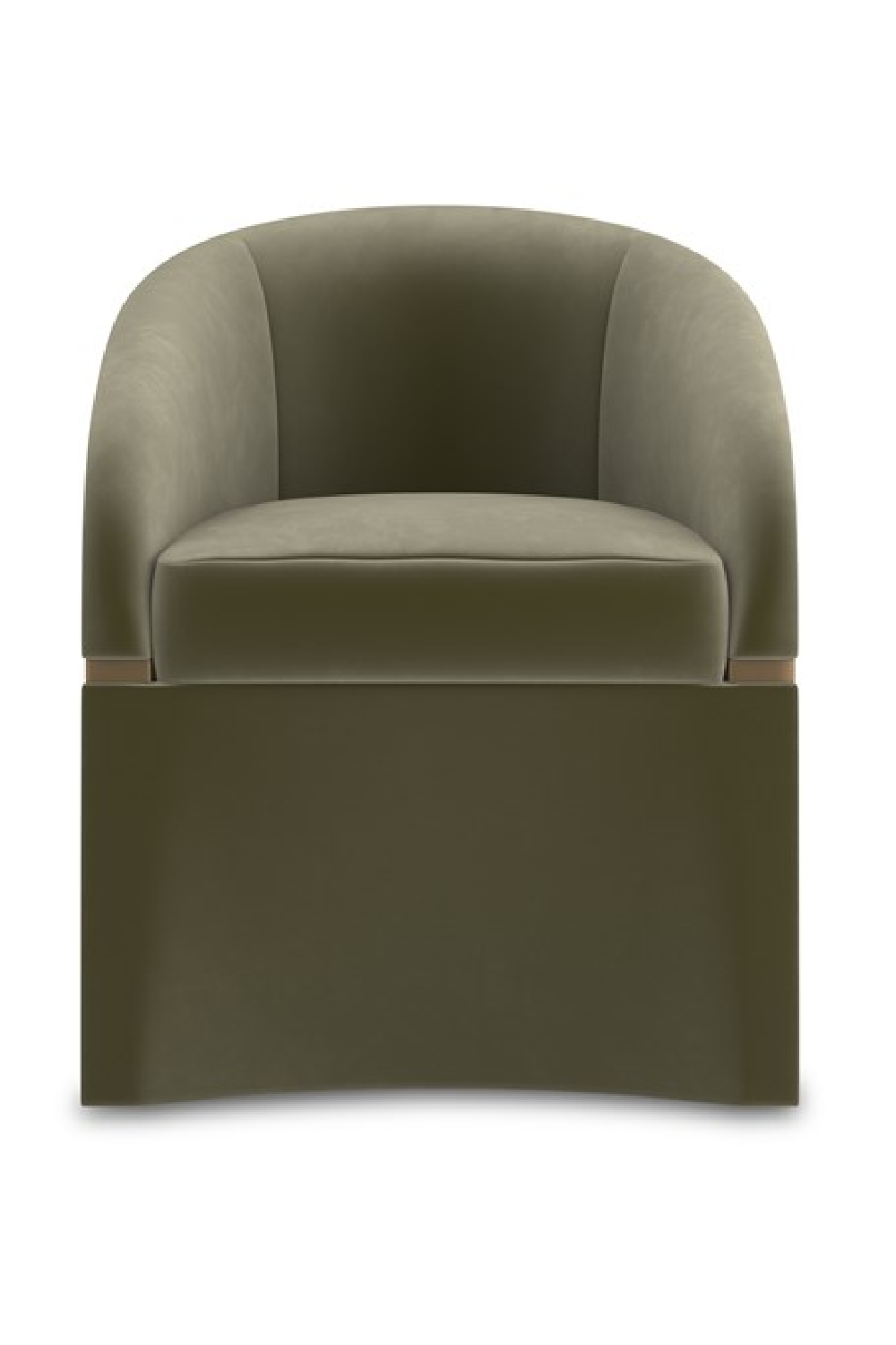 Green Velvet Accent Chair | Caracole Dune | Caracole.eu.com