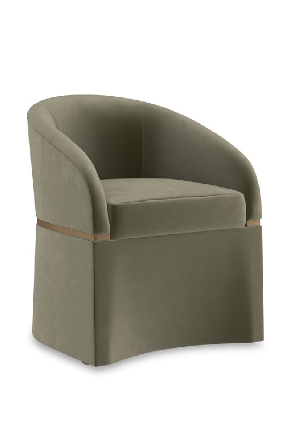 Green Velvet Accent Chair | Caracole Dune | Caracole.eu.com