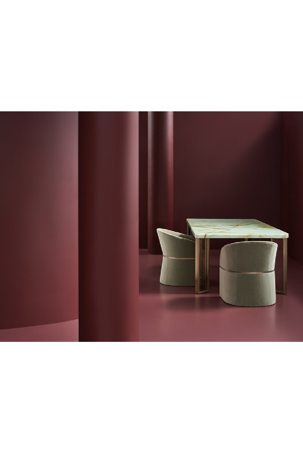 Green Velvet Accent Chair | Caracole Dune | Caracole.eu.com