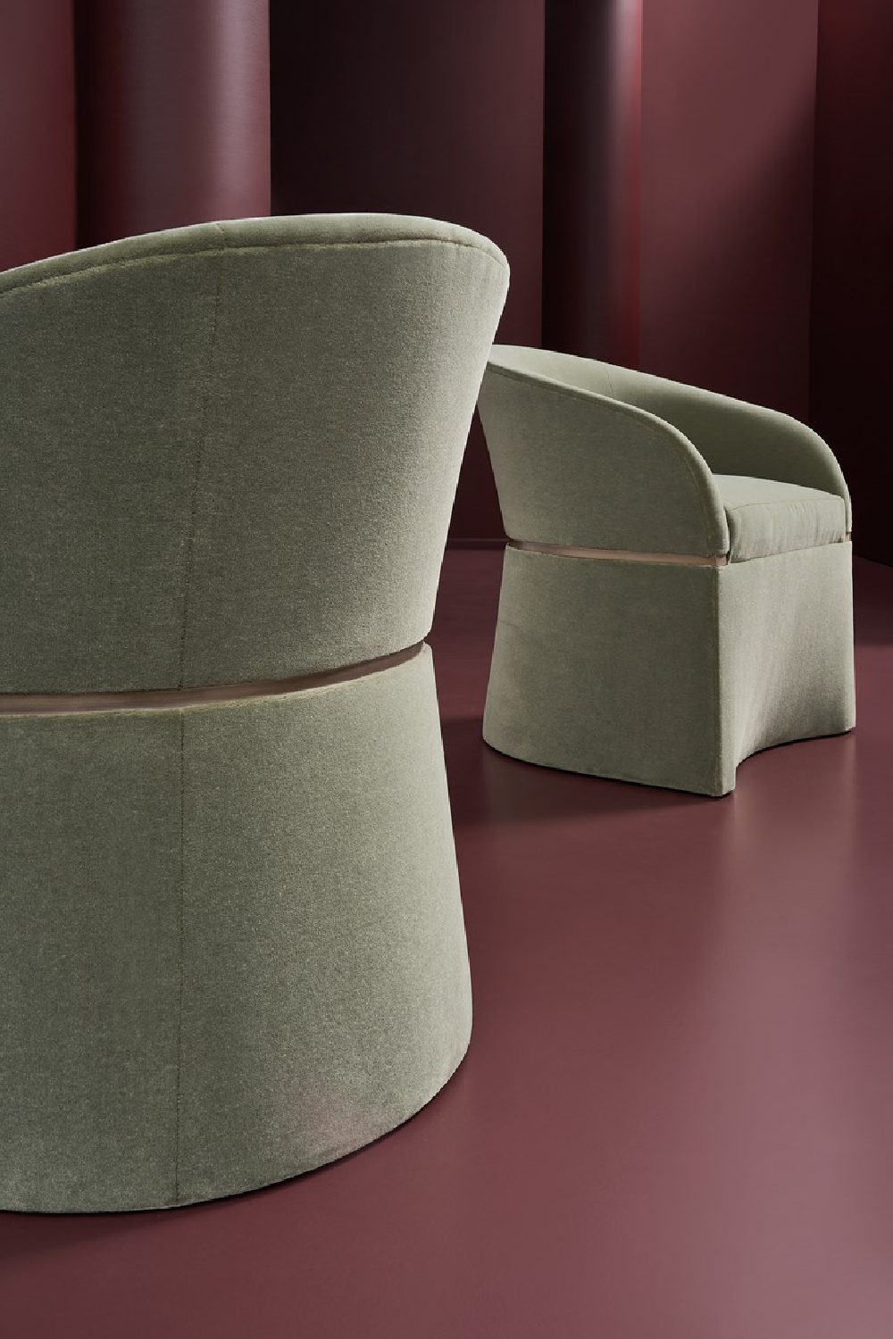 Green Velvet Accent Chair | Caracole Dune | Caracole.eu.com