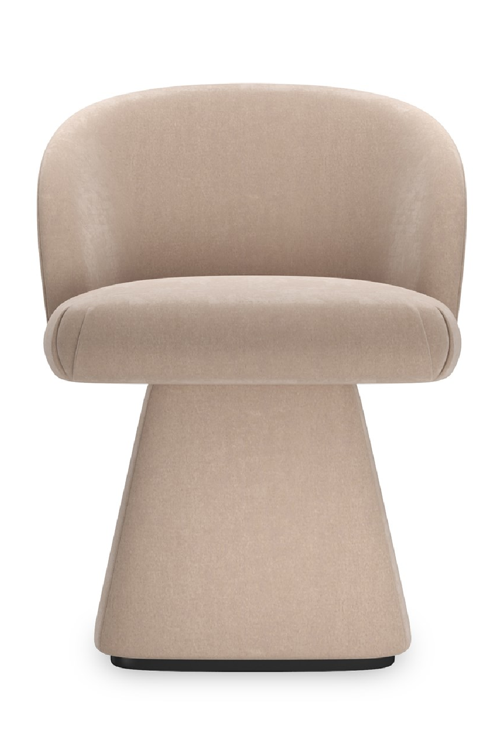 Taupe Velvet Swivel Chair | Caracole Vuelta | Caracole.EU.com