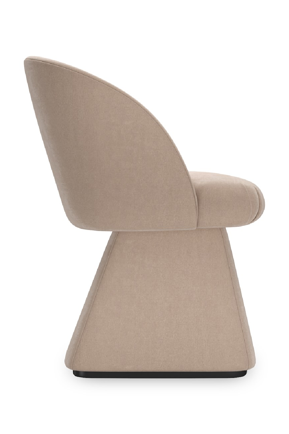 Taupe Velvet Swivel Chair | Caracole Vuelta | Caracole.EU.com