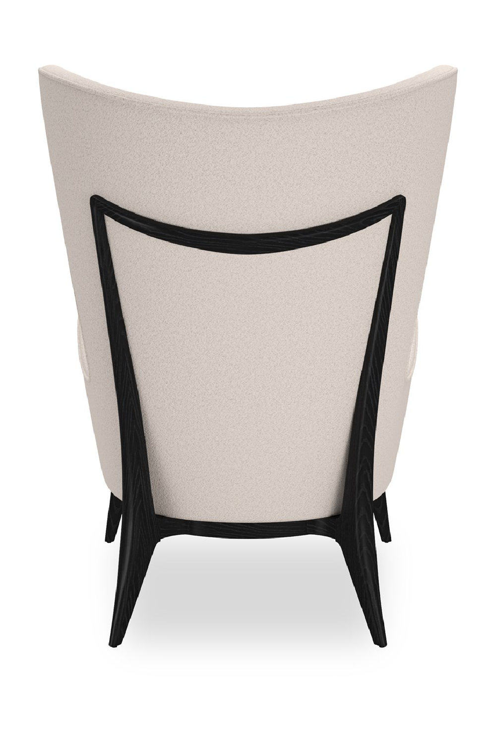 White Modern Wing Lounge Chair | Caracole Whats New Pussycat? | Caracole.eu.com