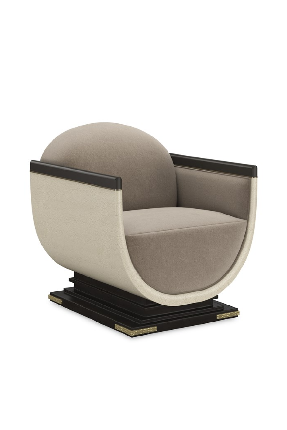 Scooped Frame Accent Chair | Caracole Helena | Caracole.eu.com