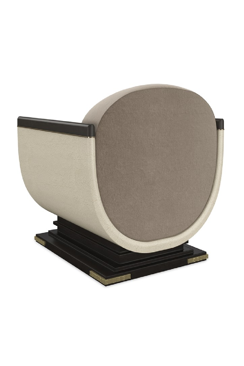 Scooped Frame Accent Chair | Caracole Helena | Caracole.eu.com