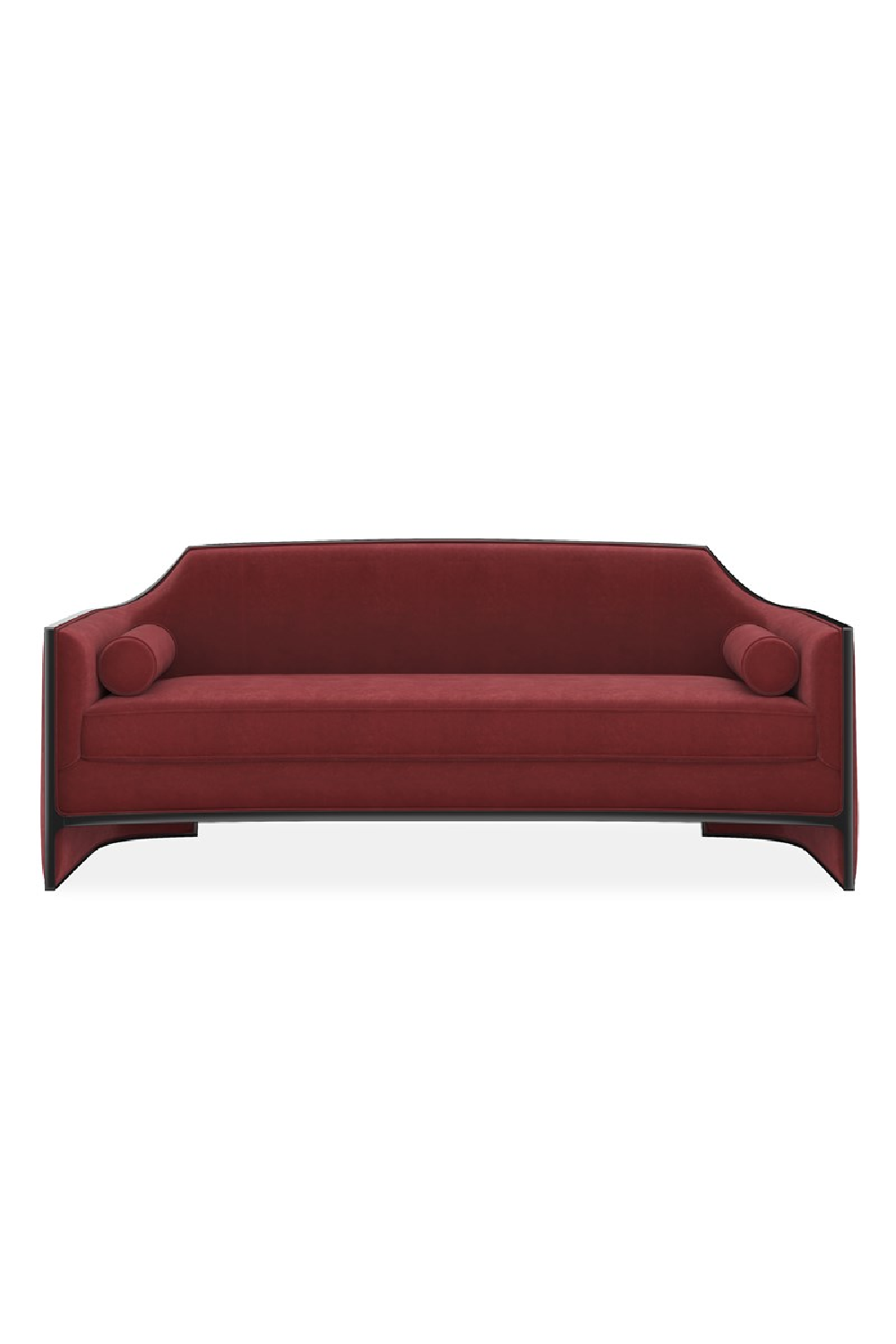Velvet Angular Sofa | Caracole The Cat's Meow | Caracole.eu.com