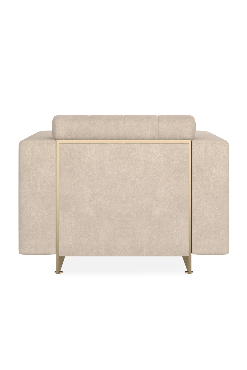 Cream Channeled Lounge Chair | Caracole Well Balanced | Caracole.eu.com