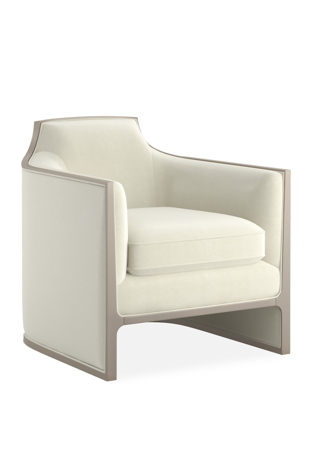Velvet Upholstered Lounge Chair | Caracole The Cat's Meow | Caracole.eu.com