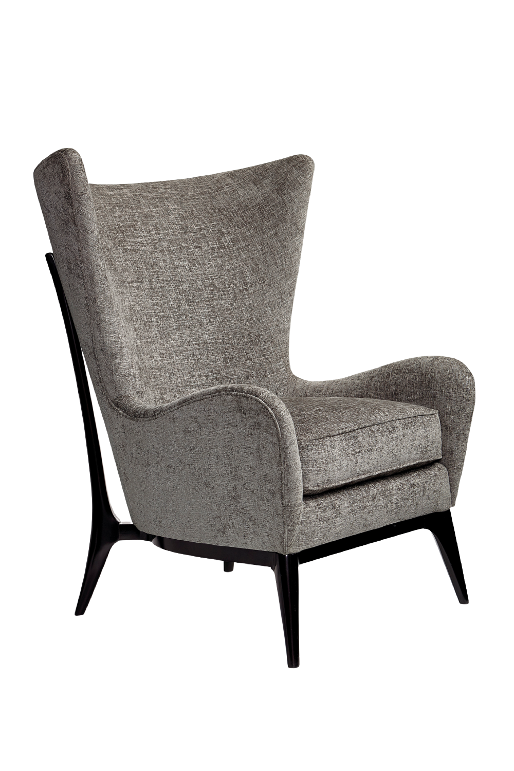 Gray Wingback Lounge Chair | Caracole Whats New Pussycat? | Caracole.eu.com