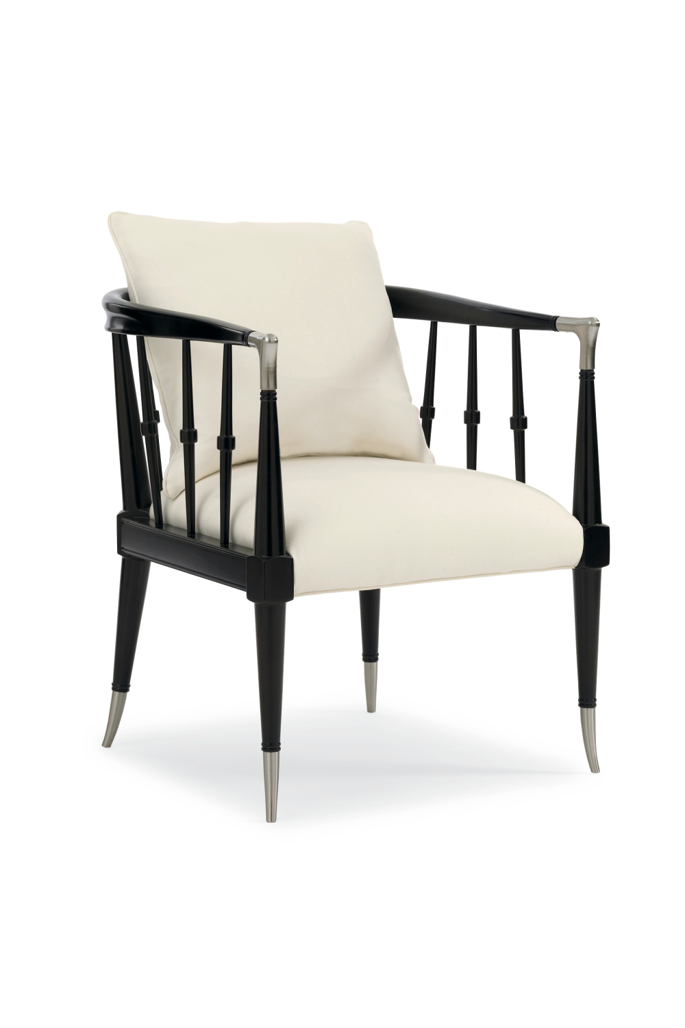 Modern Windsor Accent Chair | Caracole Black Beauty | Caracole.eu.com