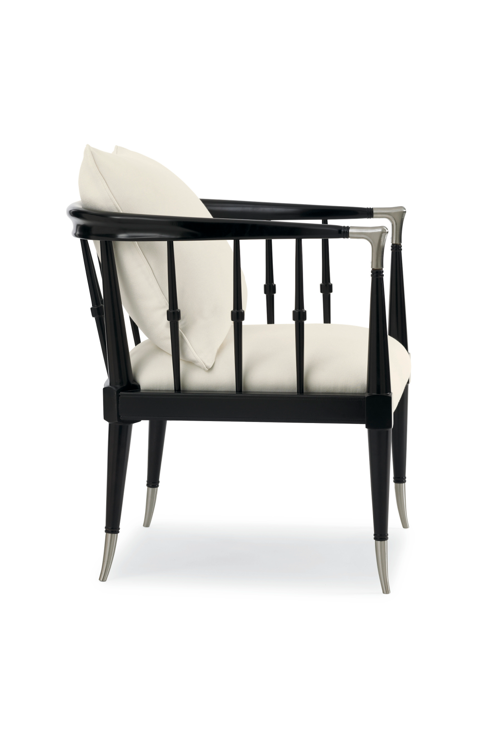 Modern Windsor Accent Chair | Caracole Black Beauty | Caracole.eu.com