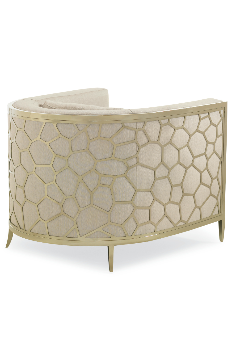 Off-White Linen Accent Chair | Caracole Ice Breaker | Caracole.eu.com