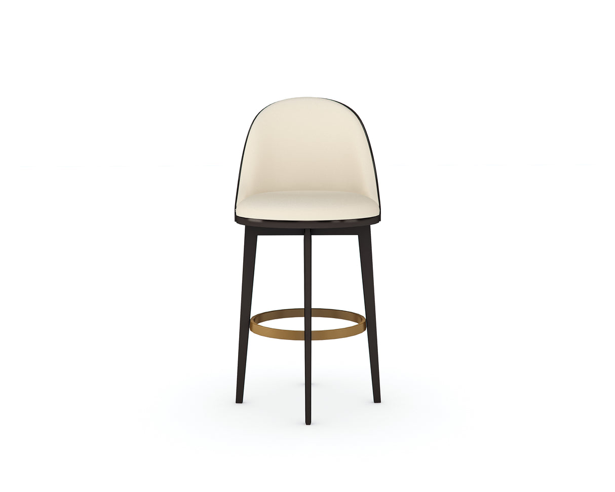 Vegan Leather Bar Stool | Caracole Another Round