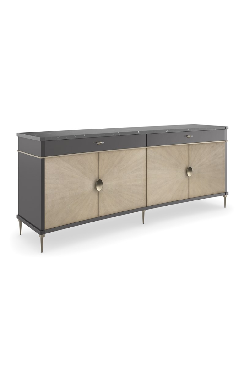 Black Marble Top Sideboard | Caracole Noir | Caracole.eu.com