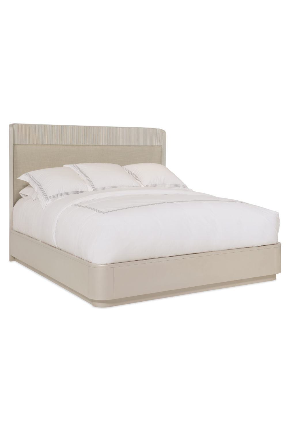 Cream Modern Bed | Caracole Fall In Love | Caracole.eu.com