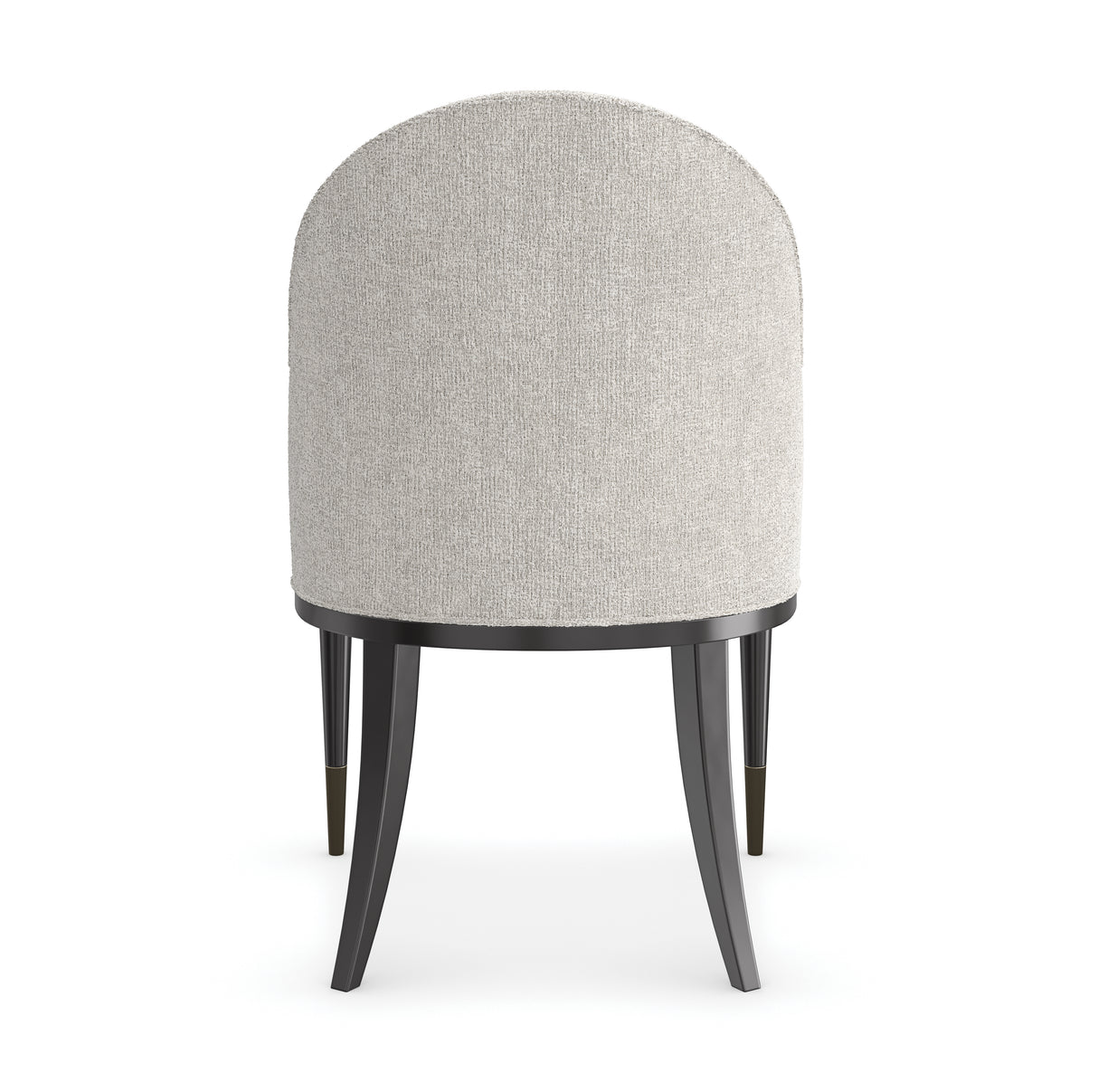 White Chenille Dining Chair | Caracole Nuage
