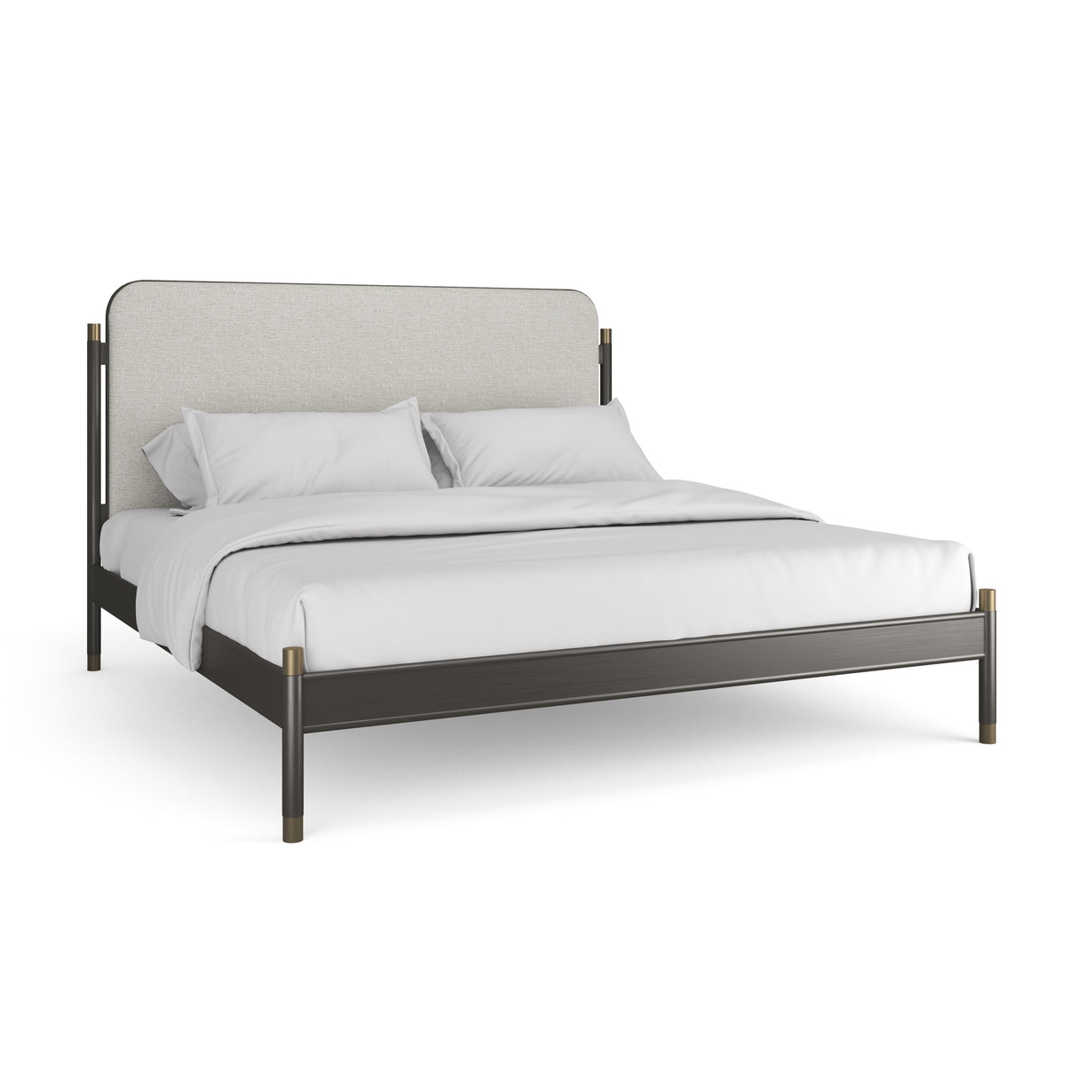 Brushed Bronze King and Queen Bed | Caracole Campaign