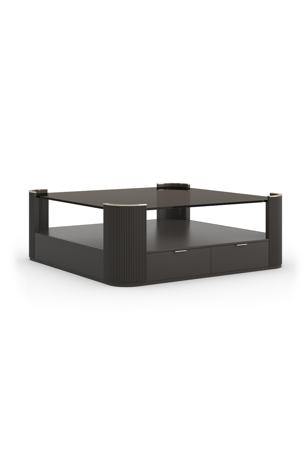 Glass Top Square Coffee Table | Caracole Love | Caracole.eu.com