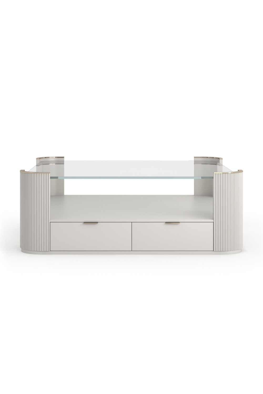 Glass Top Square Coffee Table | Caracole Love | Caracole.eu.com