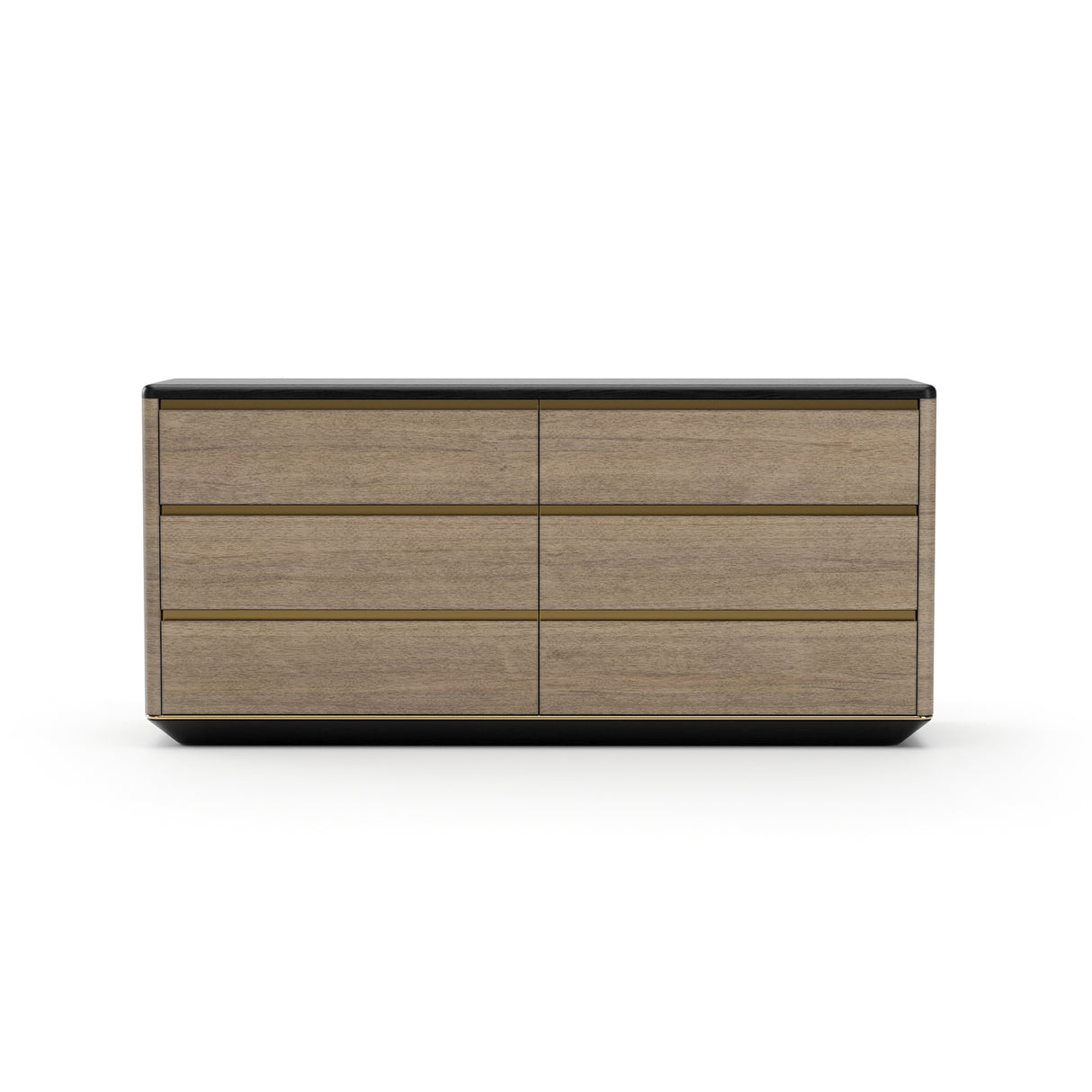 Chocolate 6-Drawer Wooden Dresser | Caracole Madera