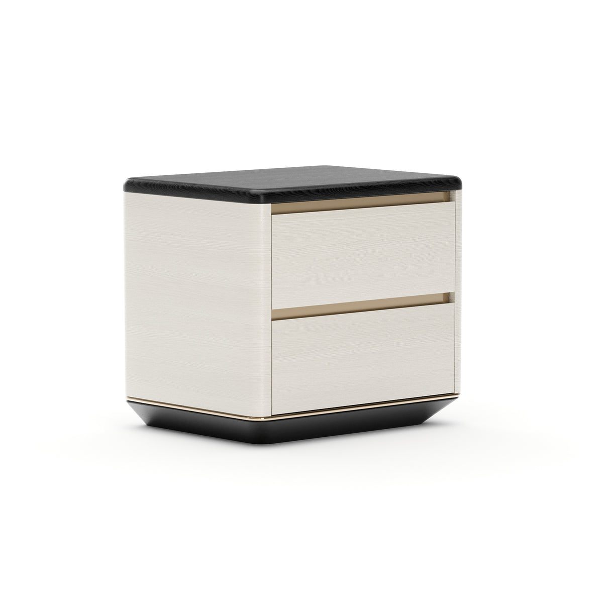 Opal 2-Drawer Nightstand | Caracole Madera Plinth
