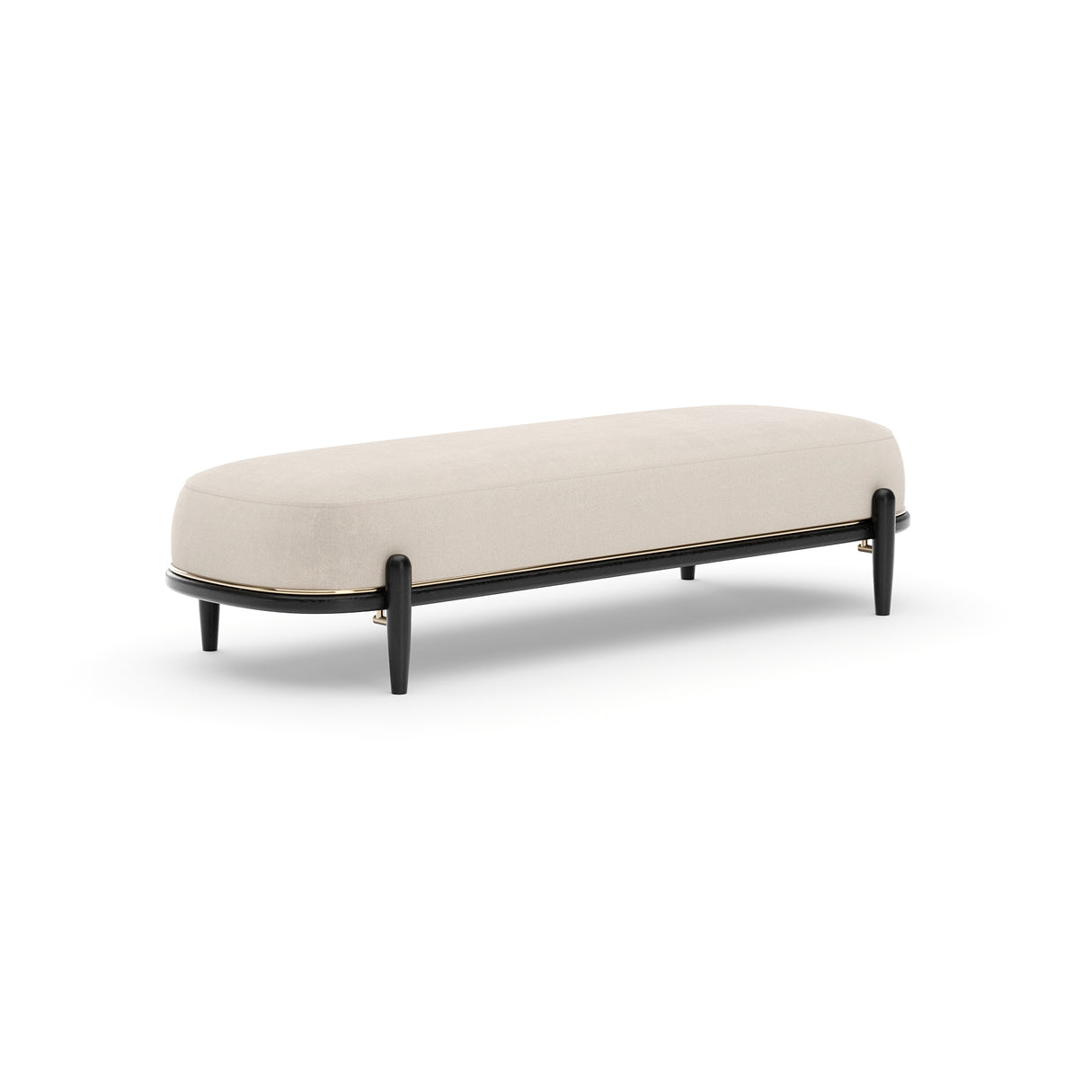Ecru Bed Bench | Caracole Madera