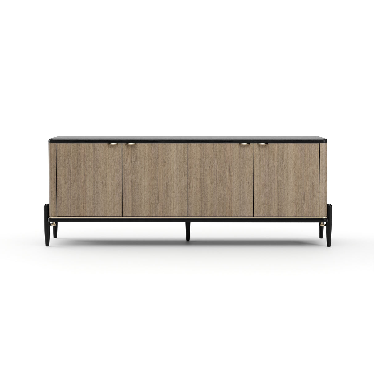 Chocolate 4-Door Sideboard | Caracole Madera